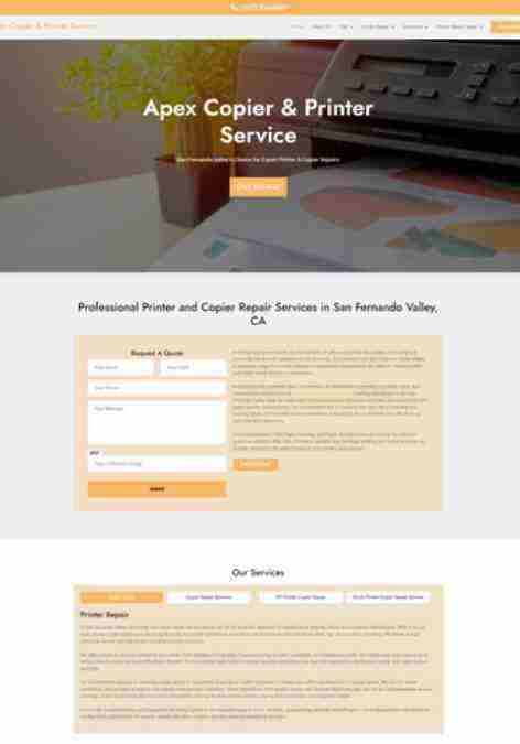 Apex Copier & Printer Service project image