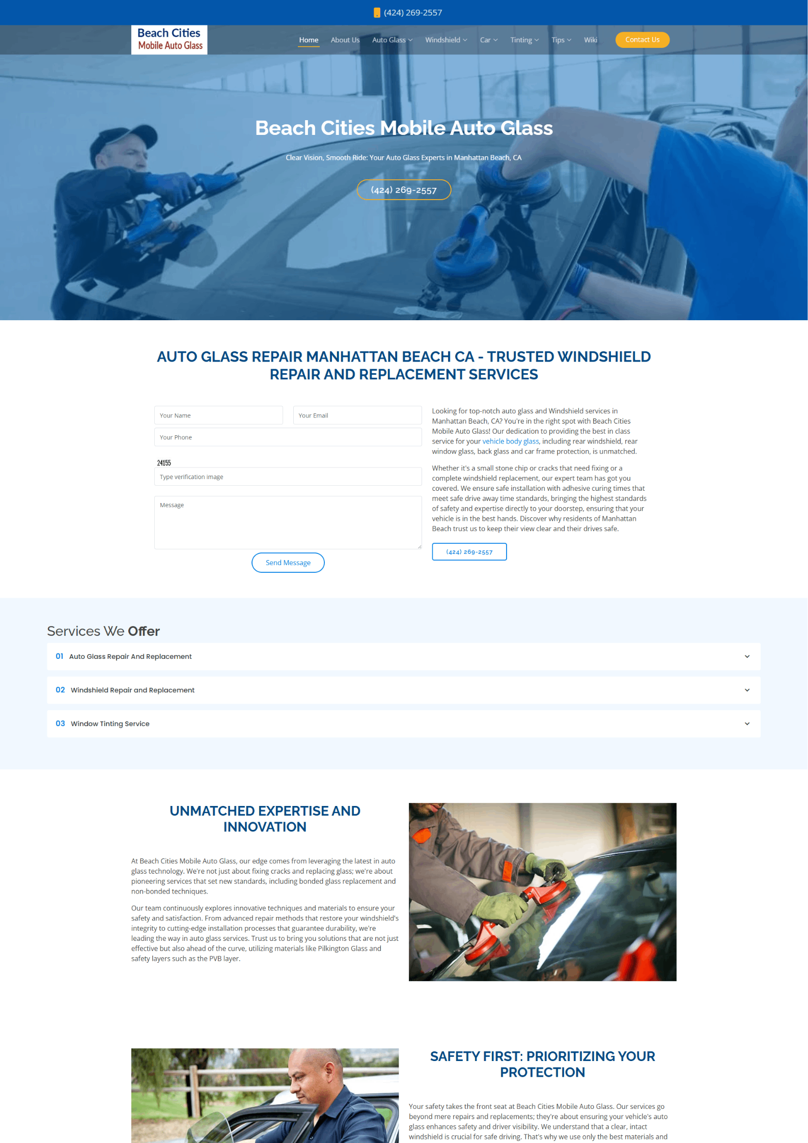 Beach Cities Mobile Auto Glass project image