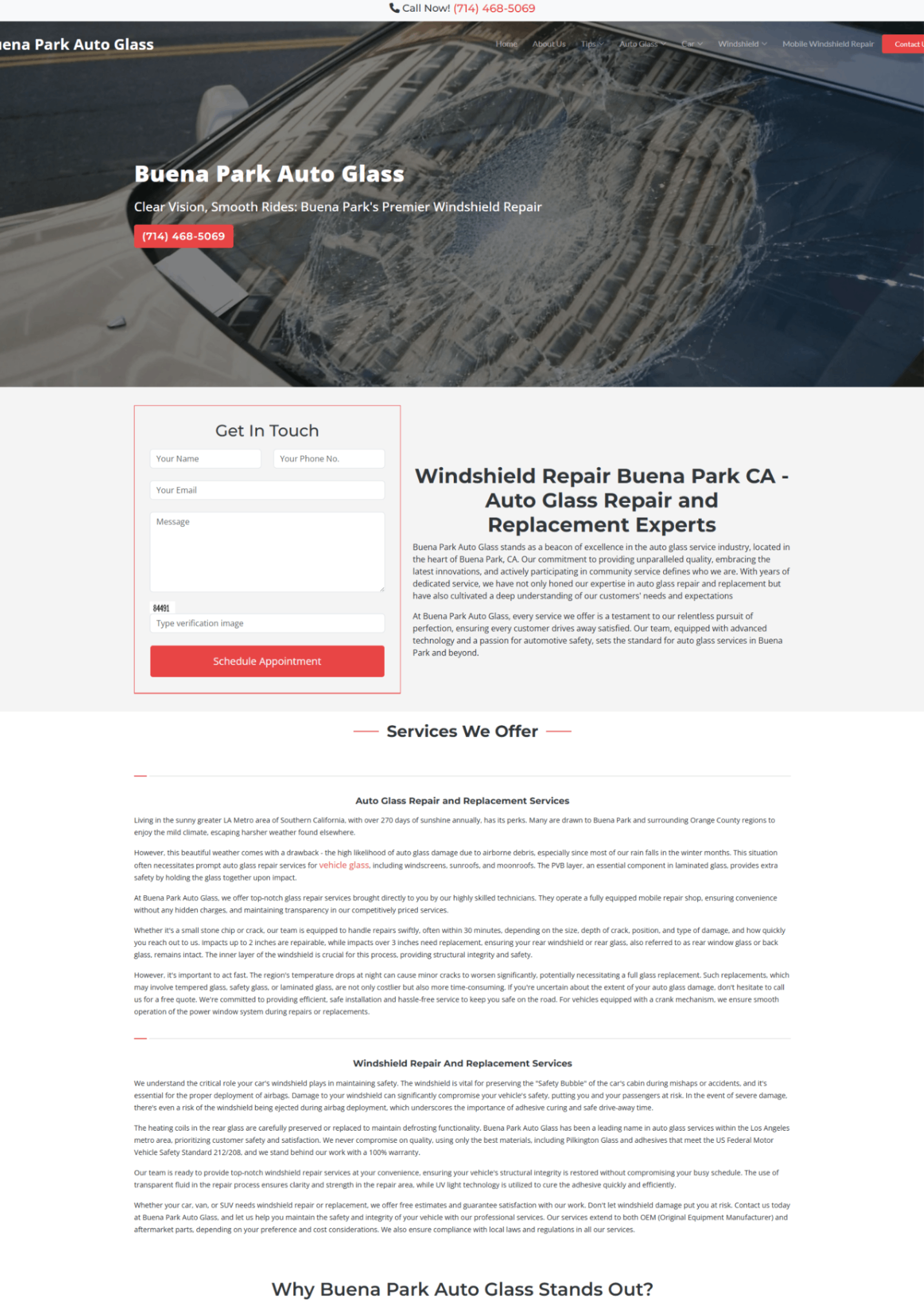 Buena Park Auto Glass project image