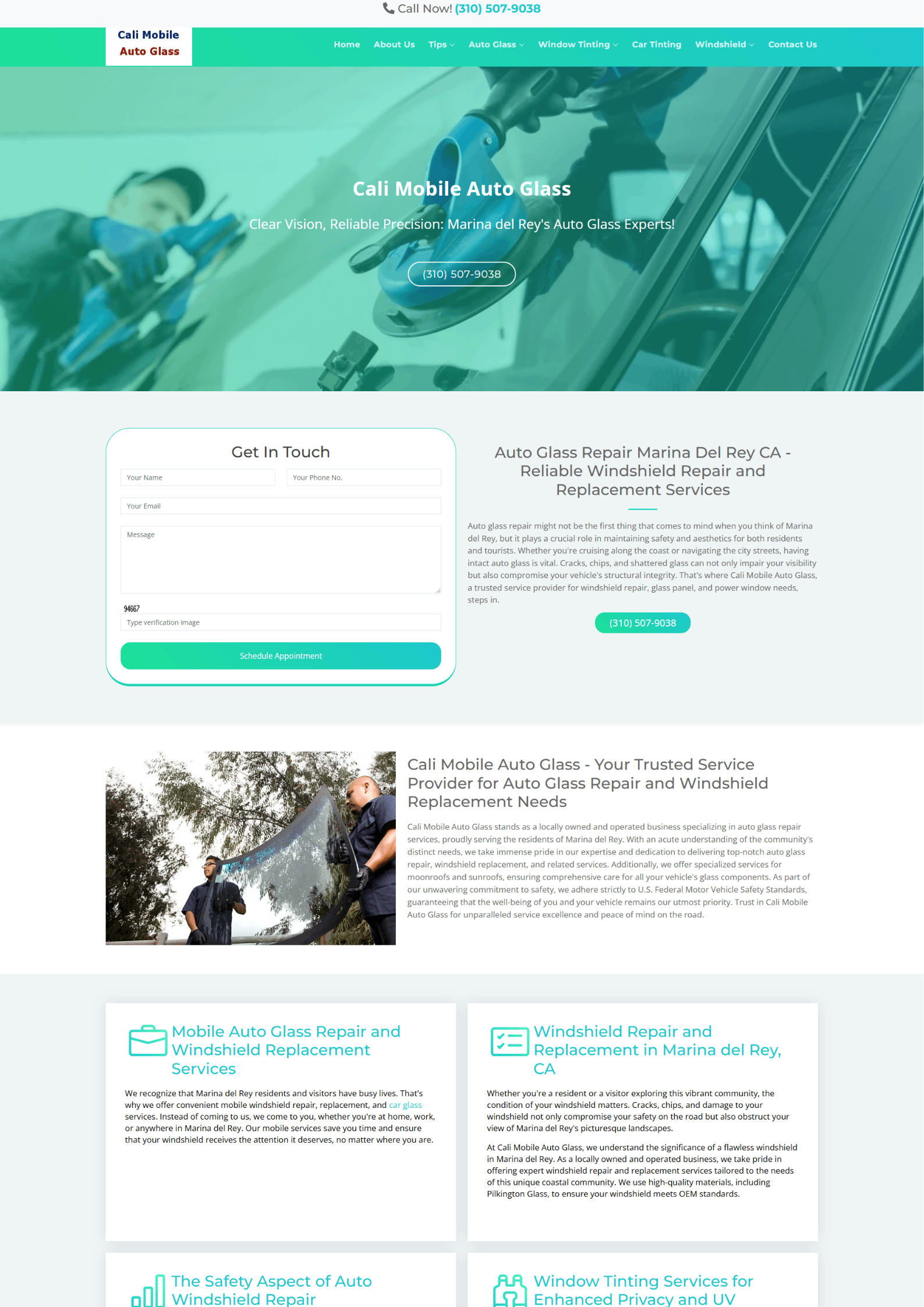 Cali Mobile Auto Glass project image