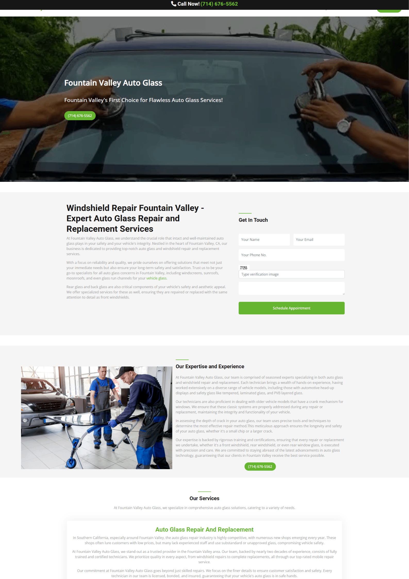 Fountain Valley Auto Glass project image