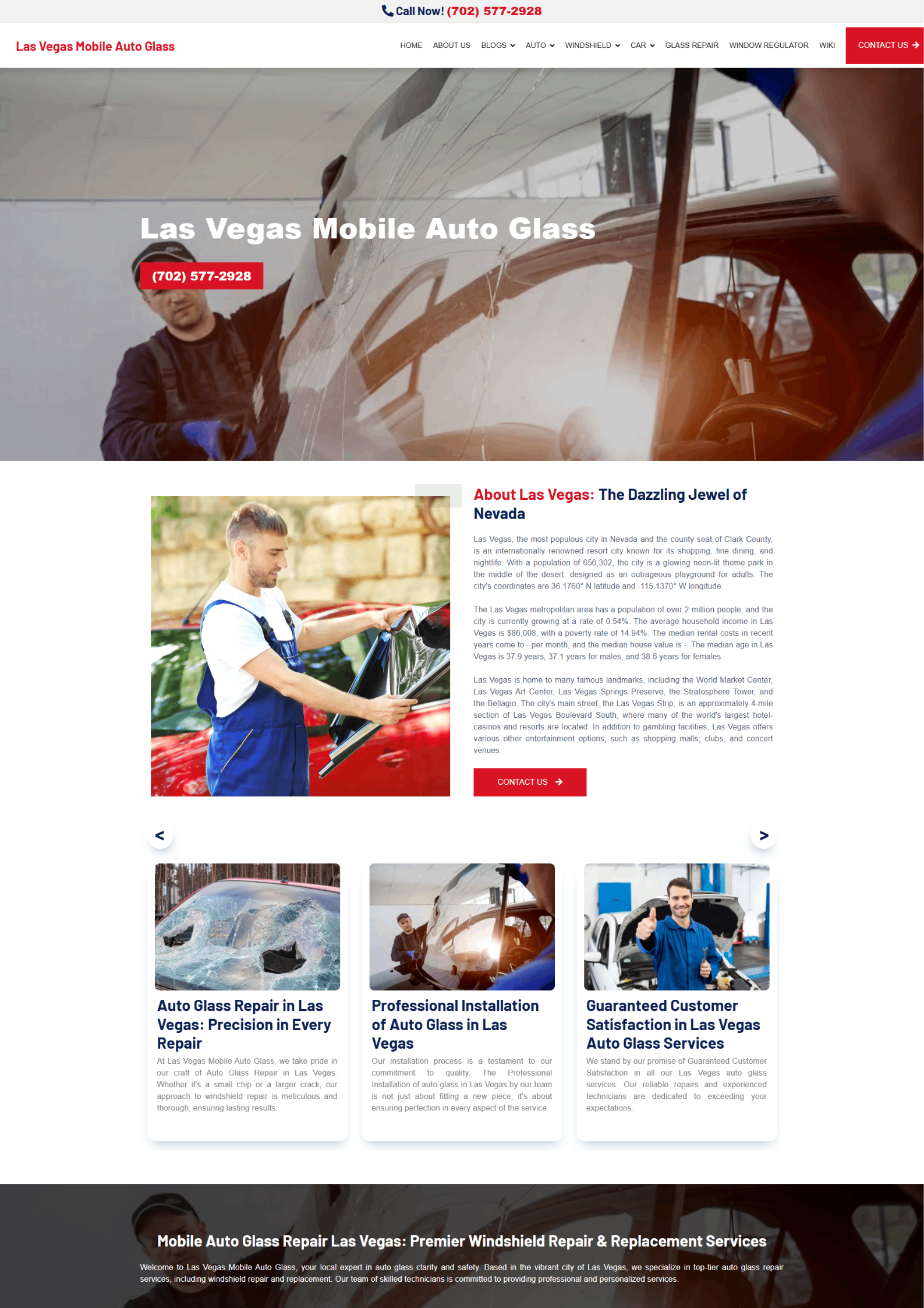 Las Vegas Mobile Auto Glass project image