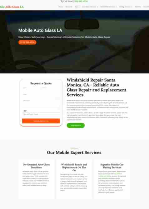 Mobile Auto Glass LA project image