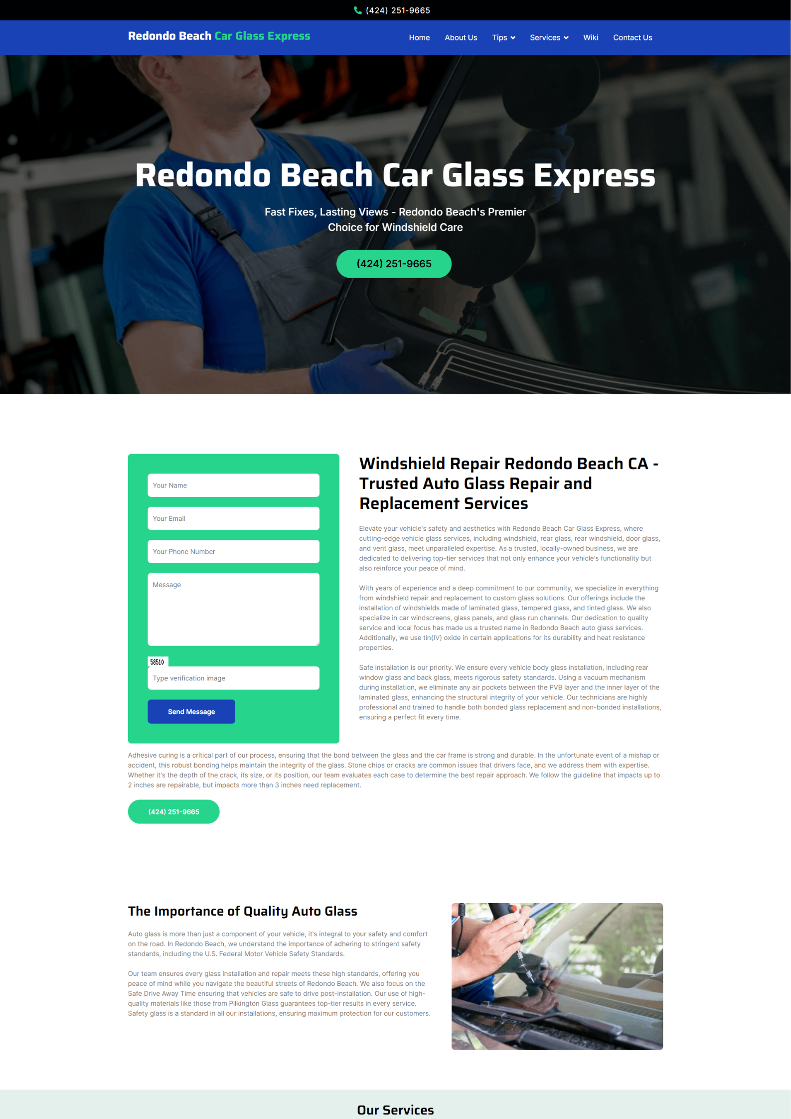 Mobile Car Glass Solutions project image