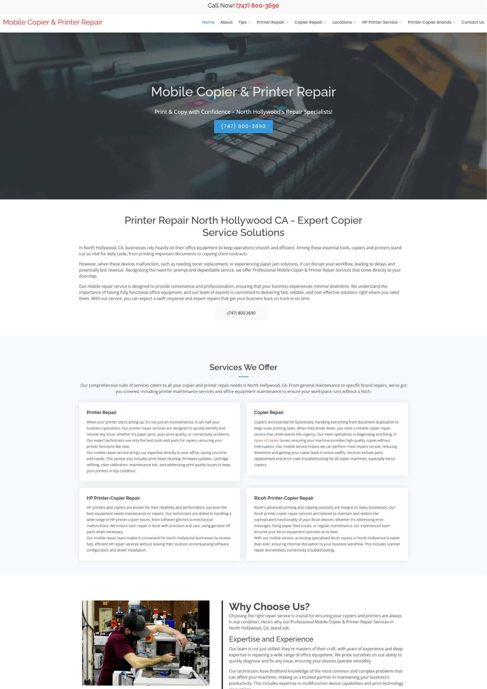 Mobile Copier Printer Repair project image