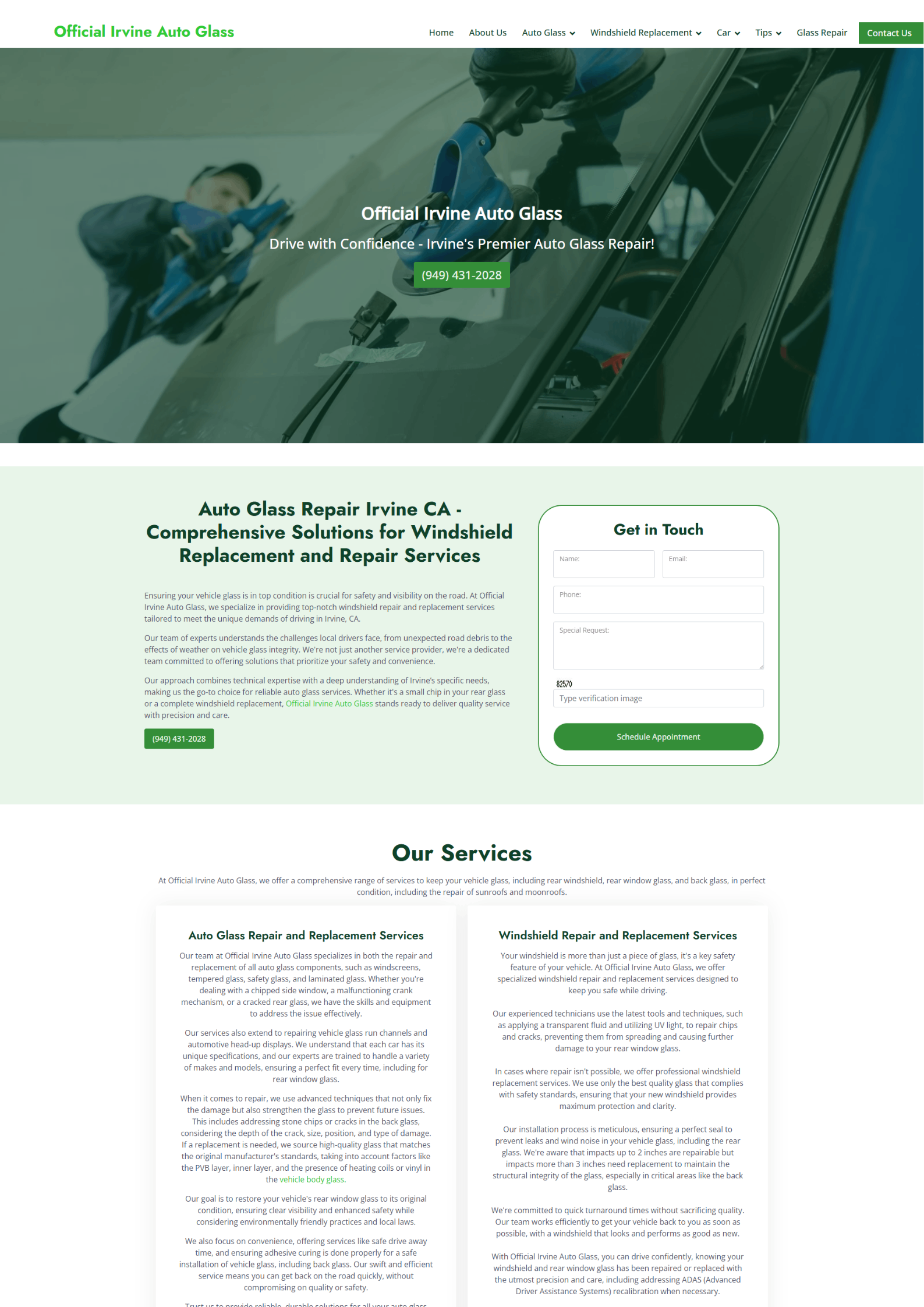 Official Irvine Auto Glass project image