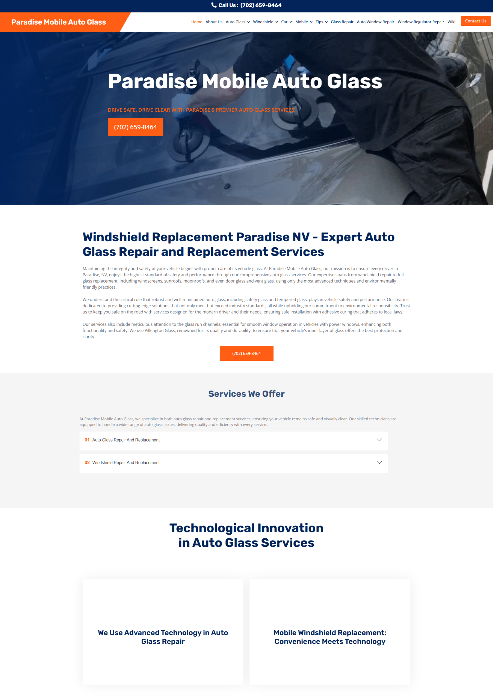 Paradise Mobile Auto Glass project image