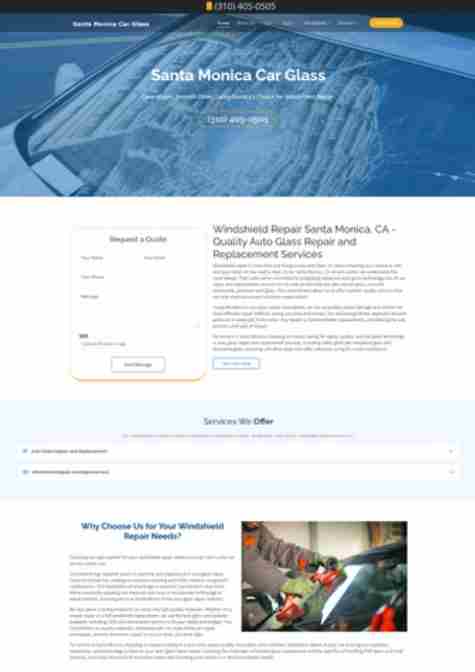 Santa Monica Car Glass project image