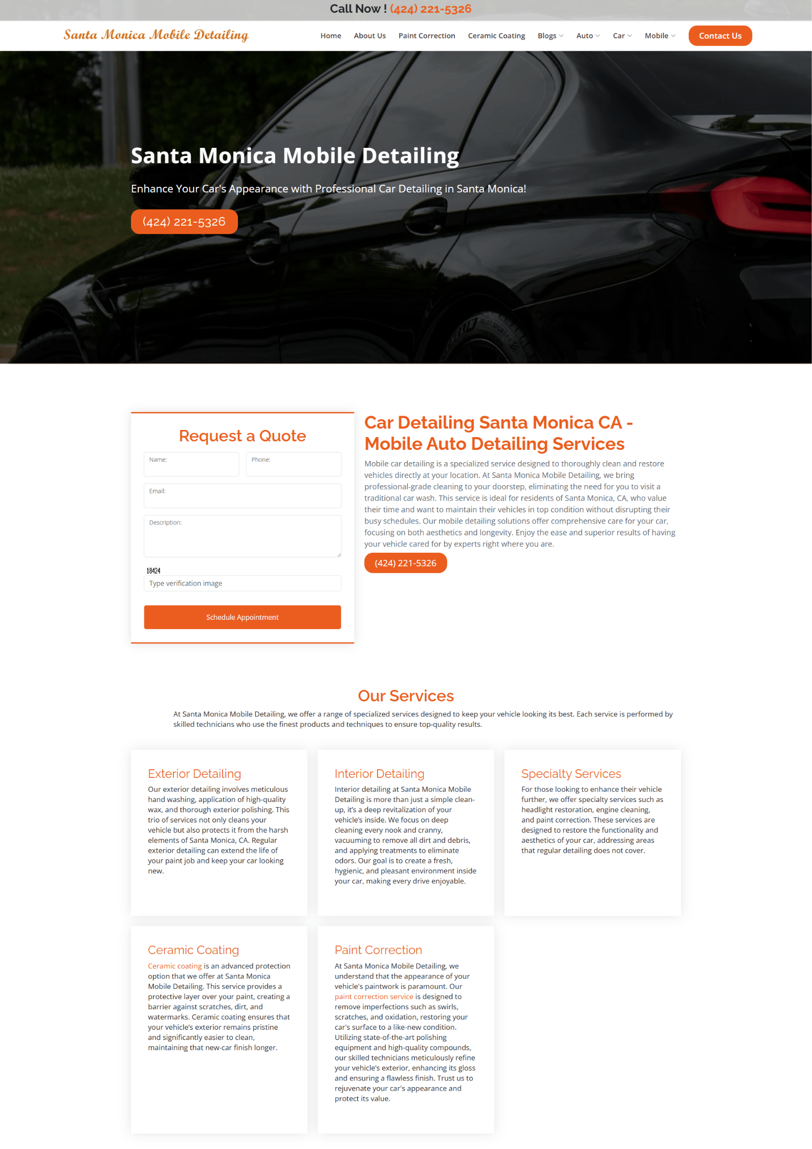 Santa Monica Mobile Detailing project image