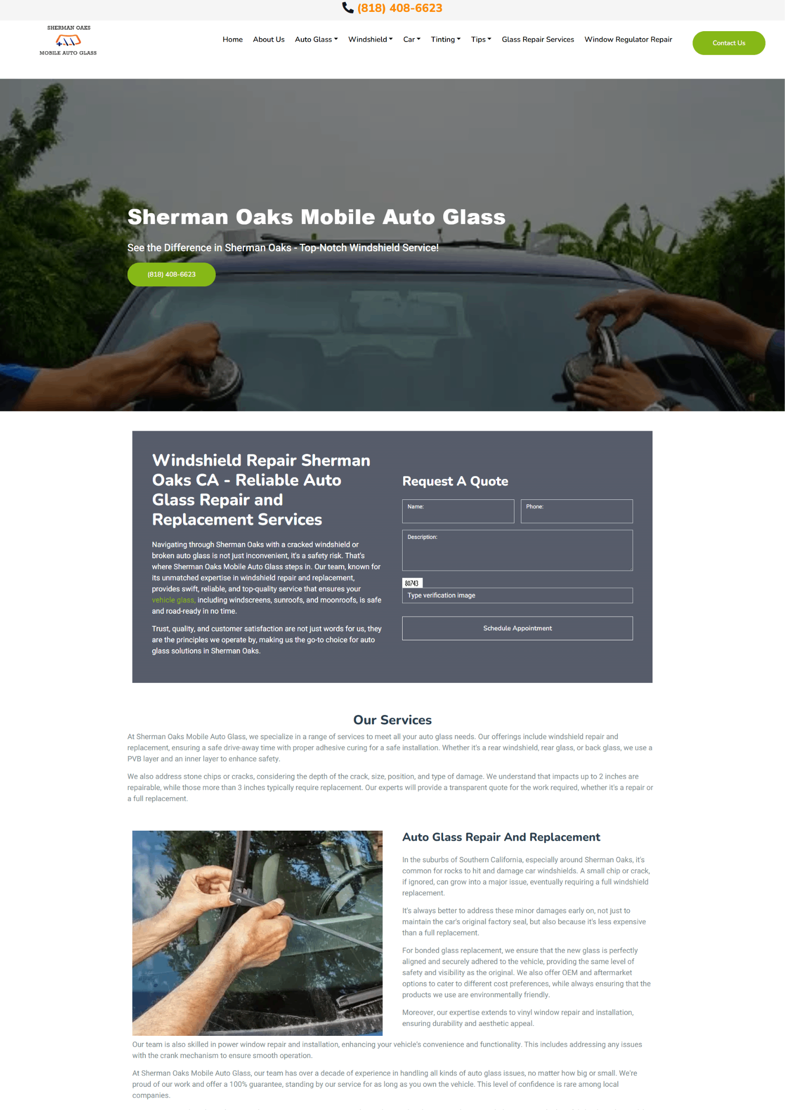 Sherman Oaks Mobile Auto Glass project image