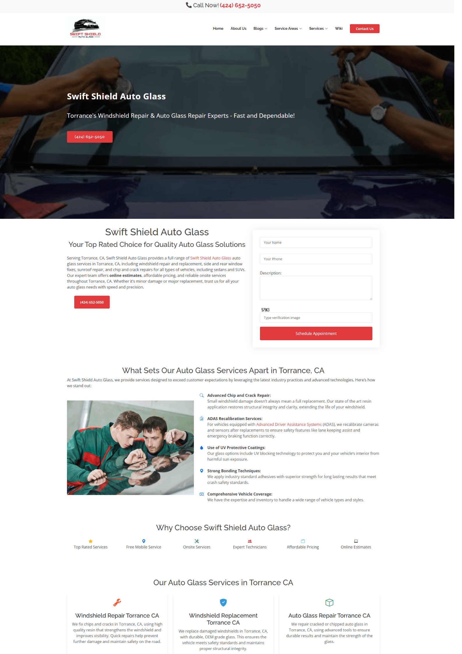 Swift Shield Auto Glass project image