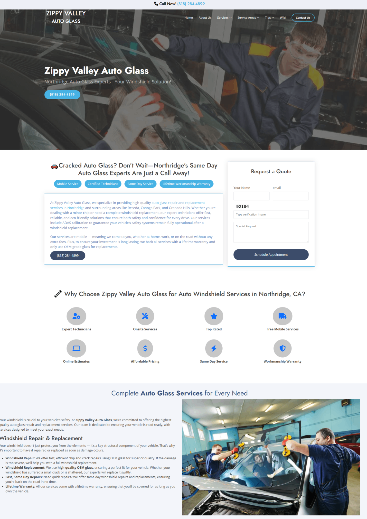 Zippy Valley Auto Glass project image